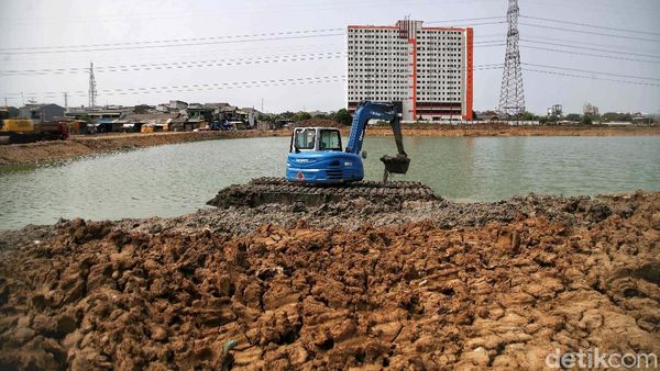 Pembangunan Waduk Belibis Jakut Terus Dikebut
