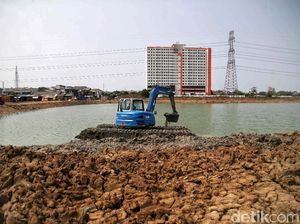 Pembangunan Waduk Belibis Jakut Terus Dikebut