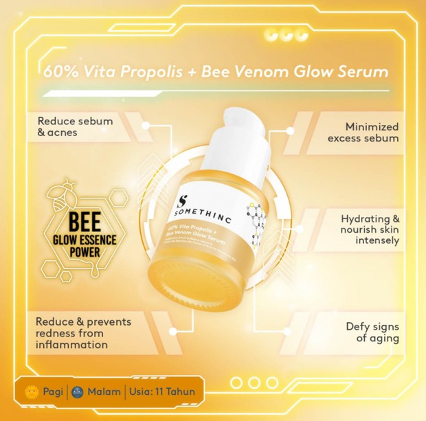 Somethinc 60% Vita Propolis + Bee Venom Glow Serum