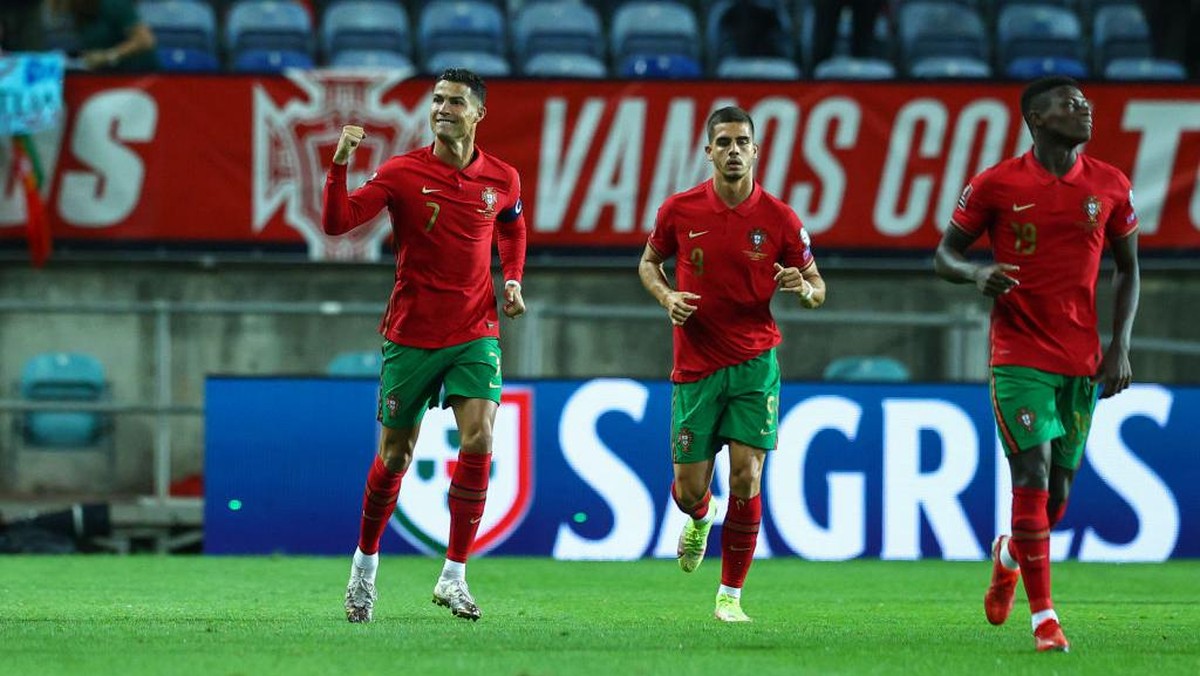 Timnas Portugal dan sang andalan, Cristiano Ronaldo. (Foto: Getty Images/Carlos Rodrigues)