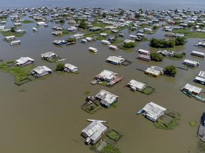 Hiruk-pikuk Desa Apung di Rawa Terbesar Kolombia