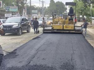 Jalan Rusak yang Dikeluhkan Warga Rantauprapat Sumut Mulai Diperbaiki