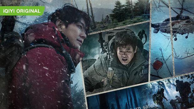 Para pemain drama Korea Jirisan usai konferensi pers pada Rabu (13/10/2021).