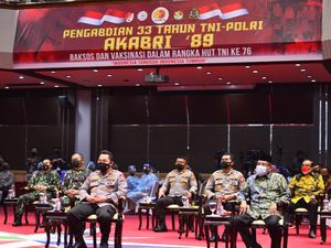 Kapolri: TNI-Polri Terus Bersinergi Wujudkan Target Vaksinasi Presiden Jokowi