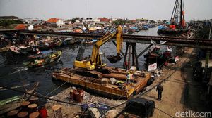 Seperti Ini Pembangunan Lanjutan Tanggul Laut di Pesisir Jakarta