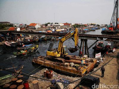 Seperti Ini Pembangunan Lanjutan Tanggul Laut di Pesisir Jakarta