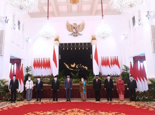 Potret Jokowi Lantik Megawati dkk Jadi Dewan Pengarah BRIN