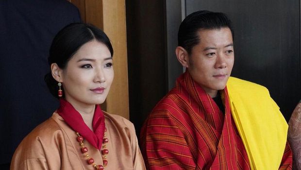 Ratu Jetsun dan Raja Jigme dari Kerajaan Bhutan