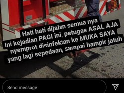 Warga Semarang Protes di Medsos Gegara Kena Semprot Disinfektan Damkar