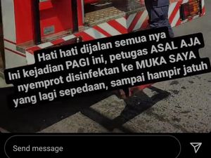 Warga Semarang Protes di Medsos Gegara Kena Semprot Disinfektan Damkar Warga Semarang Protes di Medsos Gegara Kena Semprot Disinfektan Damkar
