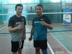 Seru! Ridwan Kamil dan Taufik Hidayat Adu Smes