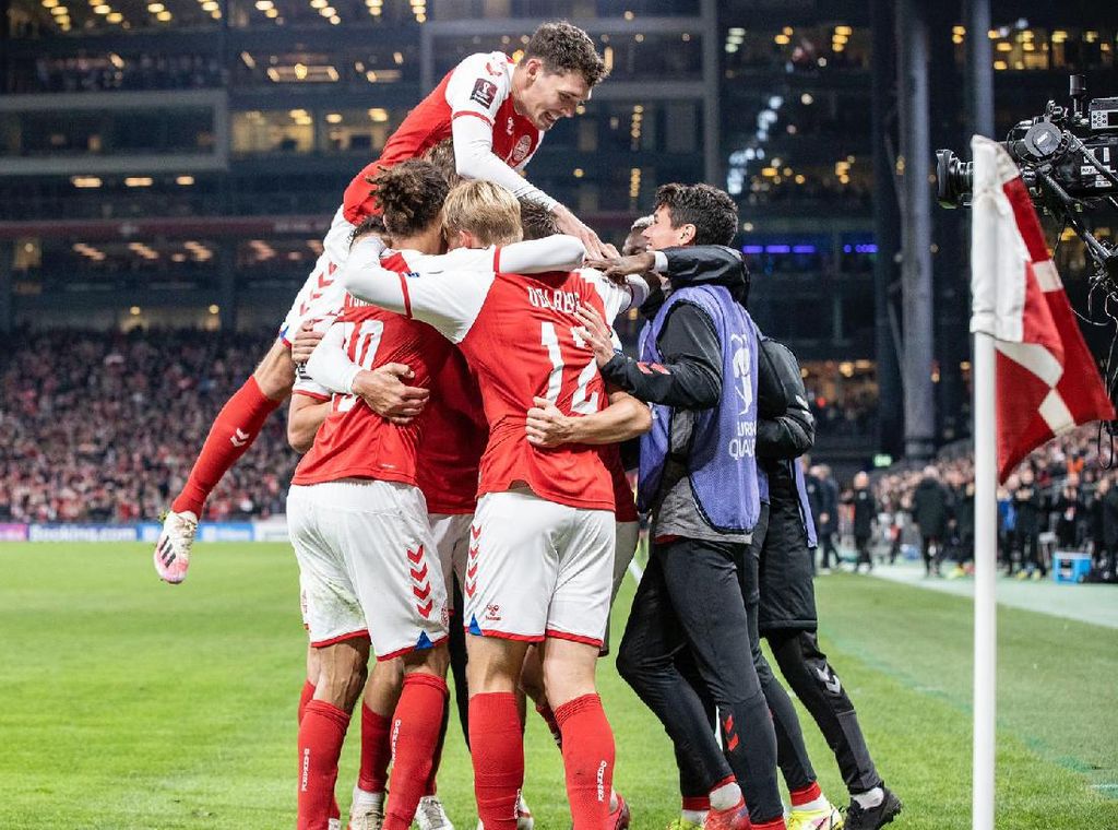 Susul Jerman, Denmark Kunci Tiket ke Piala Dunia 2022 dengan Rekor Sempurna