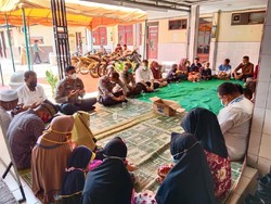 Dicopot Kapolda Sumut, Eks Kapolsek Percut Sei Tuan Gelar Doa Bersama