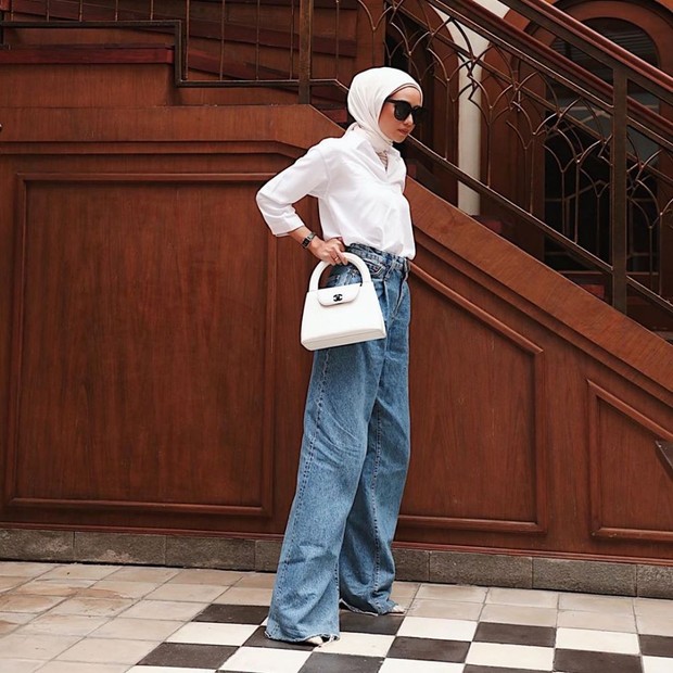 High waits pants untuk hijabers