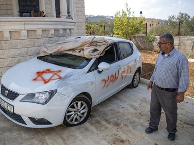 Ini Mobil Warga Palestina yang Jadi Korban Vandalisme di Tepi Barat