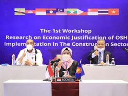 Kemnaker Ajak ASEAN-OSHNET Tekan Kecelakaan Kerja di Sektor Konstruksi