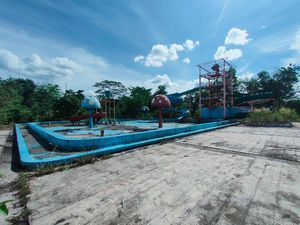 Waterboom Jambi Rp 23 M Terbengkalai, Pemkab Batanghari Analisa Kelayakan Waterboom Jambi Rp 23 M Terbengkalai, Pemkab Batanghari Analisa Kelayakan