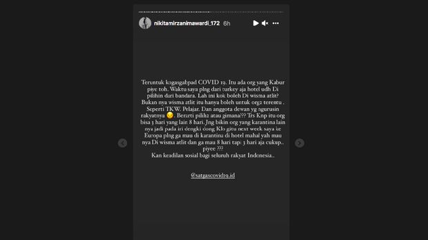 Nikita Mirzani soal Rachel Vennya Kabur Nikita Mirzani soal Rachel Vennya Kabur
