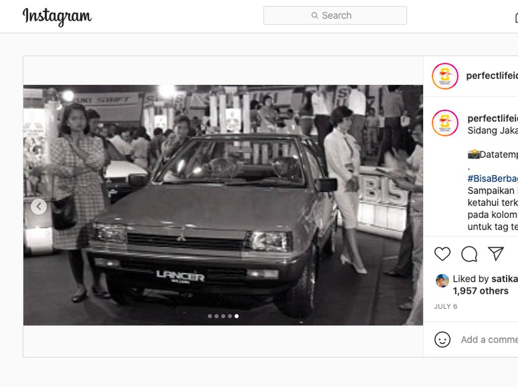 Intip Pameran Mobil Tahun 1985, SPG-nya Jadi Sorotan