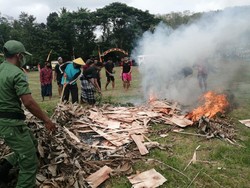 Satpol PP Jatim Gelar Simulasi Tingkatkan Kesiapsiagaan Bencana di Pacitan