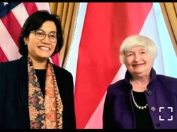Sri Mulyani Ketemu Menkeu AS di Jepang, Ini yang Dibahas