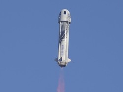 Roket Blue Origin Jatuh Semenit Setelah Lepas Landas