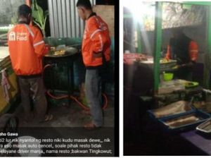 Tak Sabar Nunggu, Driver Ojol Ini Masak Sendiri Makanan Pesanan Pembeli Tak Sabar Nunggu, Driver Ojol Ini Masak Sendiri Makanan Pesanan Pembeli