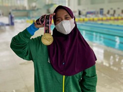 Mengenal Nafa Amadea Atlet Selam Berhijab Raih Medali Emas PON Papua 2021