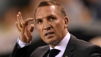 Manajer Leicester City Brendan Rodger belakangan jadi salah satu yang paling favorit menempati posisi manajer MU. Betfair menempatkannya di posisi kedua. (Foto: Getty Images/Justin Setterfield)