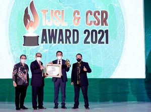 BRI Insurance Sabet 2 Penghargaan TJSL & CSR Award 2021