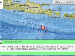 Warga Tak Rasakan Getaran Gempa Jember M 4,4