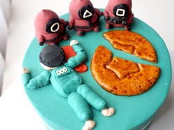 Bukan Hanya Dalgona, Toko Kue Ini Bikin Kue Tema Squid Game