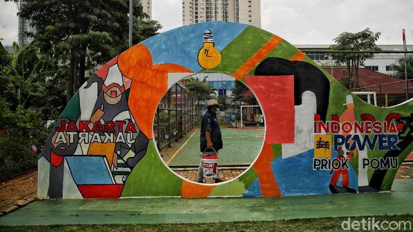 Melihat Persiapan Dibuka Kembali RPTRA Sunter Muara