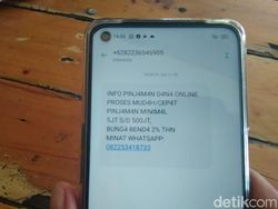 Ingat! Penawaran Pinjol Lewat SMS, Pasti Ilegal