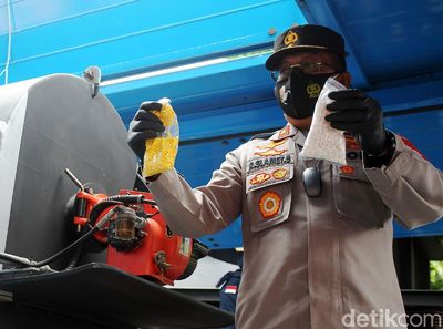 Polda DIY Musnahkan Barang Bukti Obat Keras Ilegal
