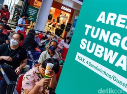 Subway Ramai Pengunjung, Pakar Khawatir Muncul Penularan COVID-19 Lagi