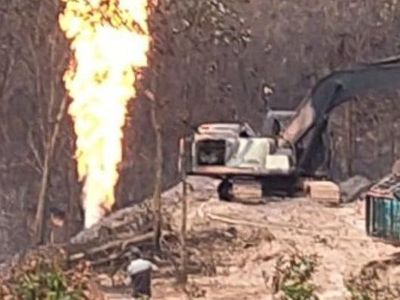 Tiga Sumur Minyak Ilegal di Sumsel Meledak, Sopir Exavator Jadi Tersangka