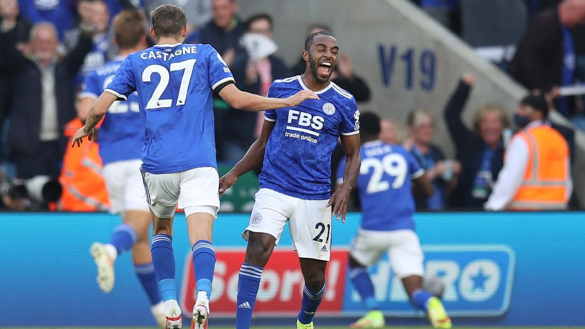 Leicester vs Man Utd berakhir dengan kemenangan Si Rubah 4-2. (Foto: Getty Images/Alex Pantling)