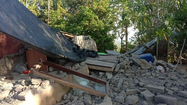 Potret Rumah Rusak-Tebing Longsor Dampak Gempa M 4,8 di Bali