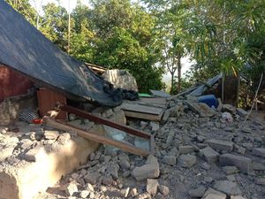 Potret Rumah Rusak-Tebing Longsor Dampak Gempa M 4,8 di Bali