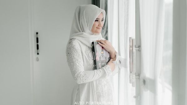 10 Momen Pengajian dan Siraman Calon Istri Ridho DA Jelang Nikah