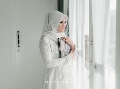 10 Momen Pengajian dan Siraman Calon Istri Ridho DA Jelang Nikah