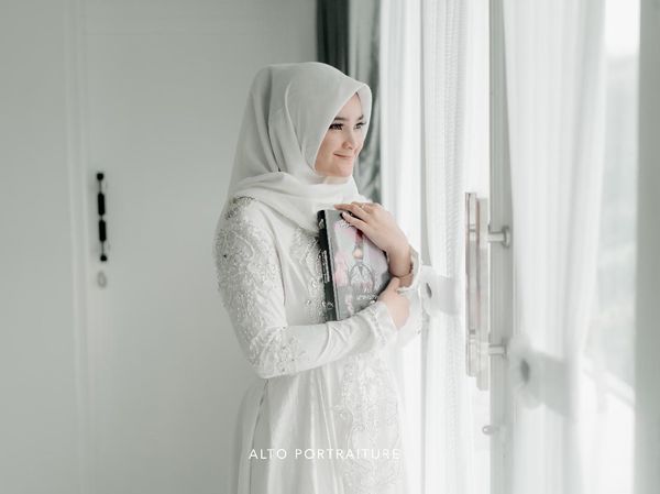 10 Momen Pengajian dan Siraman Calon Istri Ridho DA Jelang Nikah