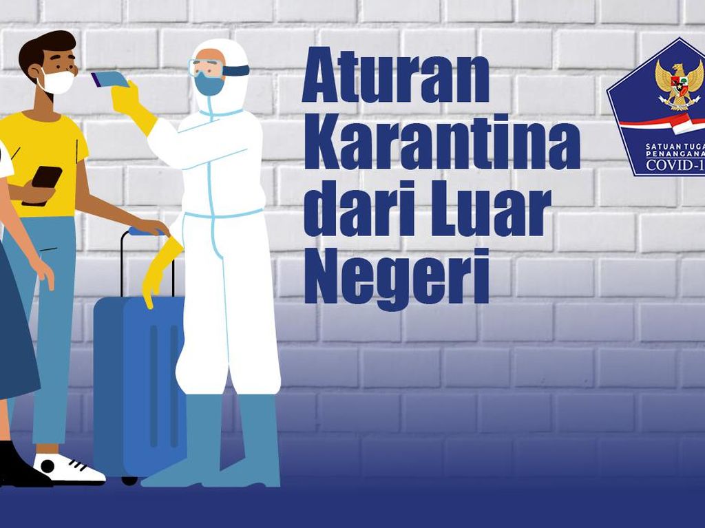 Simak! Ini Aturan Karantina Lengkap untuk WNA & WNI dari Luar Negeri Simak! Ini Aturan Karantina Lengkap untuk WNA & WNI dari Luar Negeri