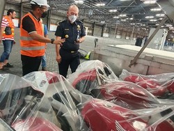 Jos! Motor Balap yang Akan Berlaga di Sirkuit Mandalika Mulai Berdatangan