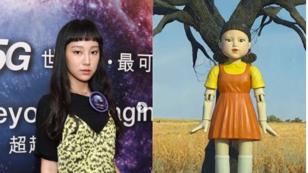 7 Foto Penyanyi Cantik yang Viral Disamakan dengan Boneka Maut Squid Game