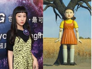 7 Foto Penyanyi Cantik yang Viral Disamakan dengan Boneka Maut Squid Game