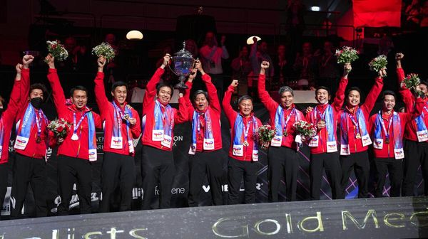 Kalahkan China 3-0, Indonesia Juara Piala Thomas 2020