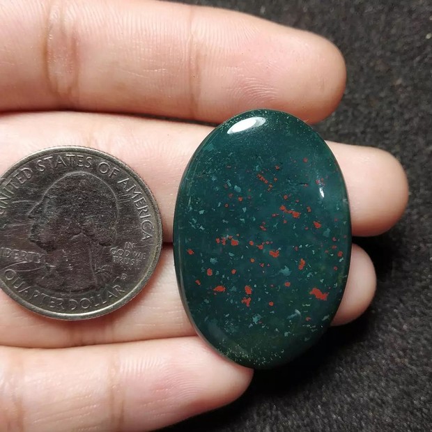 Heliotrop yang mendatangkan kesehatan./ Foto: Instagram.com/druzygems1 Heliotrop yang mendatangkan kesehatan
