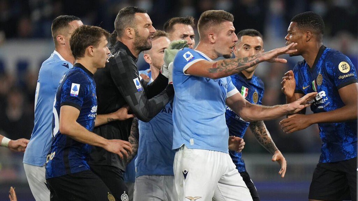 )Inter Milan kalah 1-3 dari Lazio di lanjutan Liga Italia (Foto: AP/Alessandra Tarantino